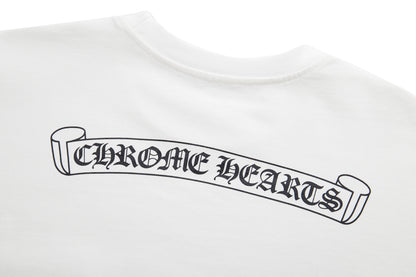 Chrome Hearts Multi-Color Cemetery Cross Short Sleeve T-shirt 6052