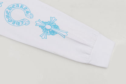Chrome Hearts Triple Cross Logo L/S T-shirt 8018