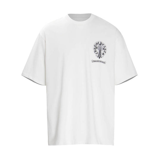 Chrome Hearts Double Exposure Horse Hoof Cross T-Shirt 6006