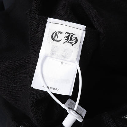 Chrome Hearts Black Tonal Monogram Scroll Horseshoe Logo Zip Up Hoodie 9818