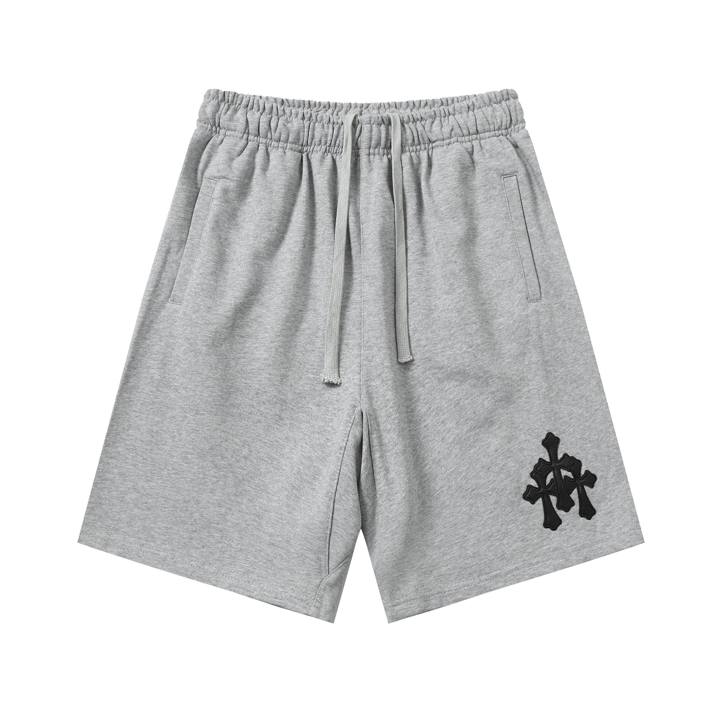 Chrome Hearts Cemetery Leather Cross Patch Paper Jam Shorts