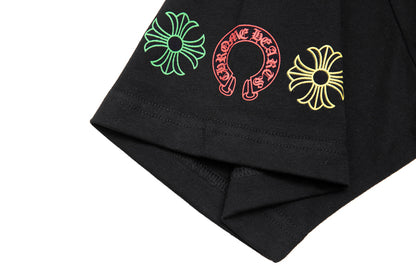 Chrome Hearts Multi Color Cross Cemetery T-shirt 6016