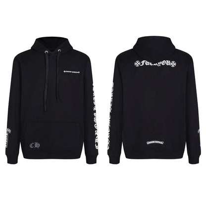 Chrome Hearts  Matty Boy Shoulder Logo Hoodie 7033