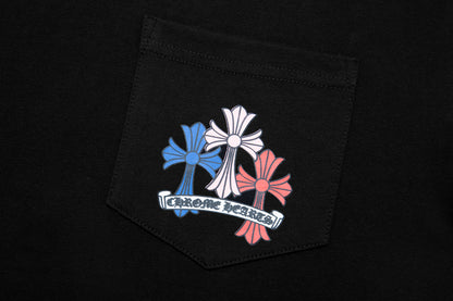 Chrome Hearts Multi Color Cross Cemetery T-shirt 6016