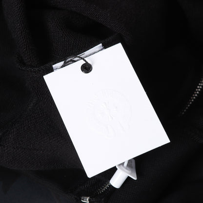 Chrome Hearts Black Tonal Monogram Scroll Horseshoe Logo Zip Up Hoodie 9818