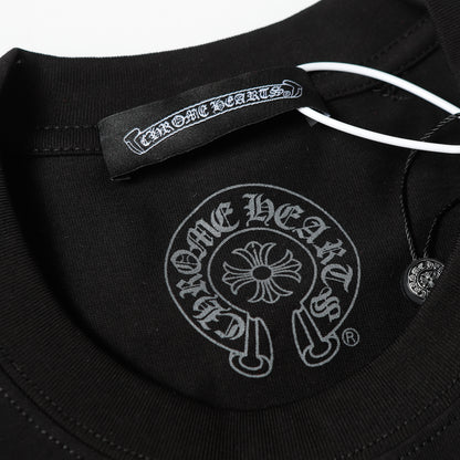 Chrome Hearts Triple Cross Logo Short Sleeve T-shirt 2237