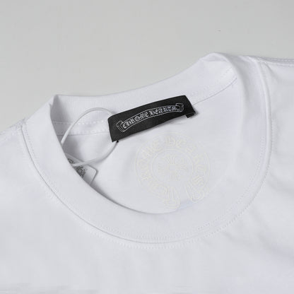 Chrome Hearts Triple Cross Logo Short Sleeve T-shirt 2237