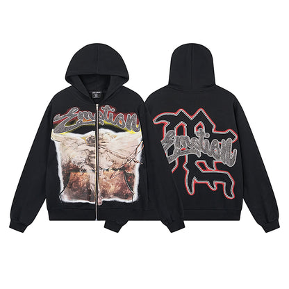 MIXED EMOTION Classic Fit Hoodie