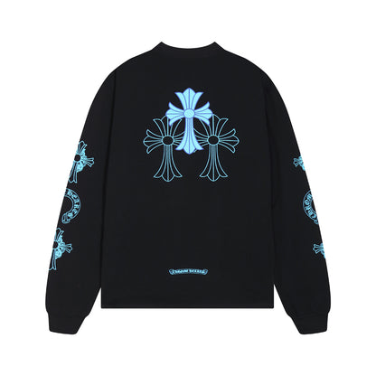 Chrome Hearts Triple Cross Logo L/S T-shirt 8018