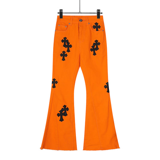 Chrome Hearts Virgil Art Basel Gallery Dept. Cross Patch Jeans