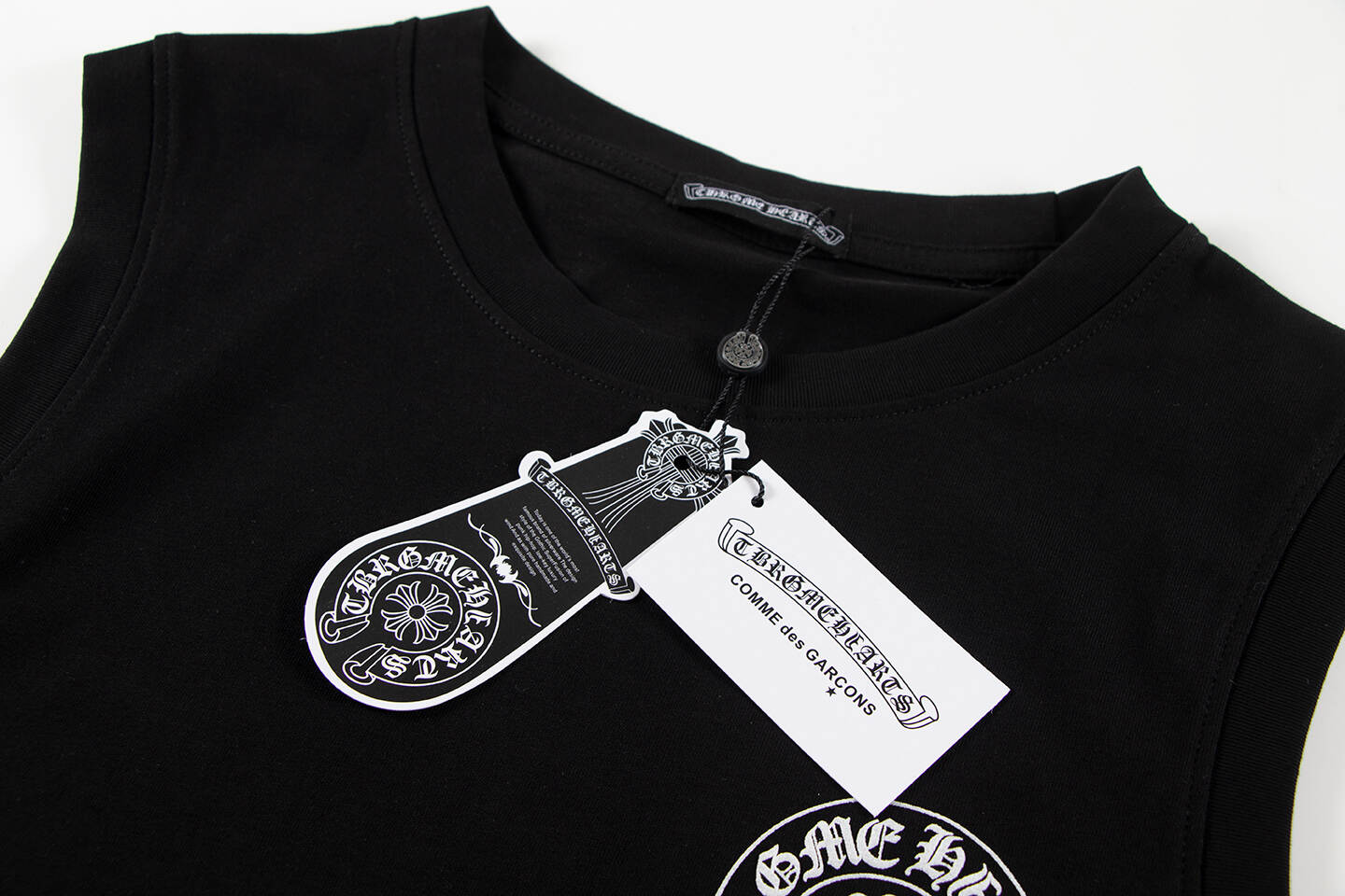 Chrome Hearts Rainbow horseshoe print tank top T-shirt TB40