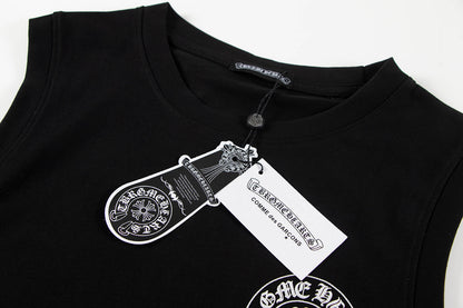 Chrome Hearts Rainbow horseshoe print tank top T-shirt TB40