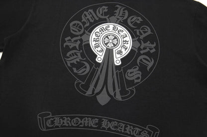 Chrome Hearts Double Exposure Horse Hoof Cross T-Shirt 6006