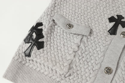 Chrome Hearts New Cardigan Sweater Jacket M904