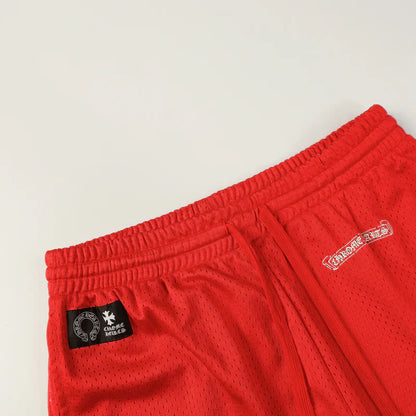 Chrome Hearts Mattyboy graffiti red mesh track pants 9997