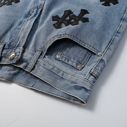 Chrome Hearts New Denim shorts 9919