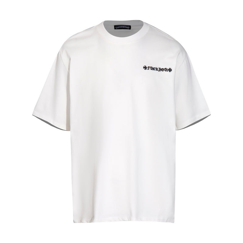 Chrome Hearts Leather Cross Short Sleeves 6091