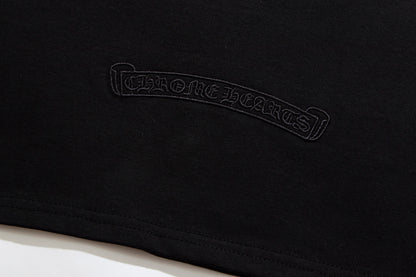Chrome Hearts Leather Cross Short Sleeves 6091