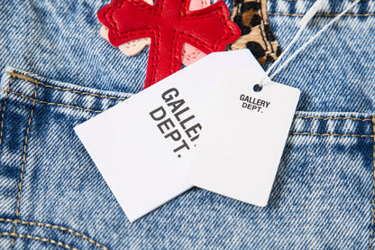 Chrome Hearts Gallery Dept Cross Patch Flare Denim Jeans 8186