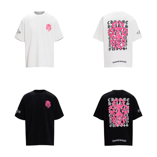Chrome Hearts Script Dagger Logo Short Sleeve Tee 6025