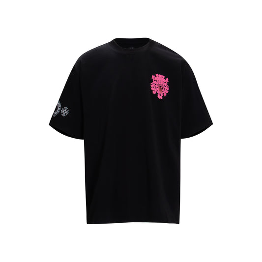 Chrome Hearts Script Dagger Logo Short Sleeve Tee 6025