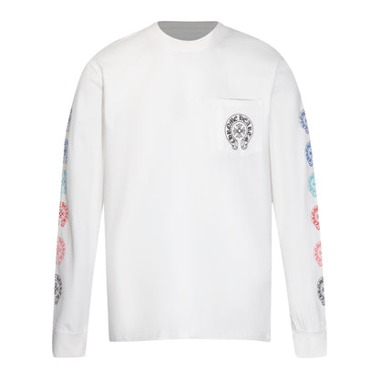 Chrome Hearts Multi Color Horse Shoe L/S T-shirt 8009