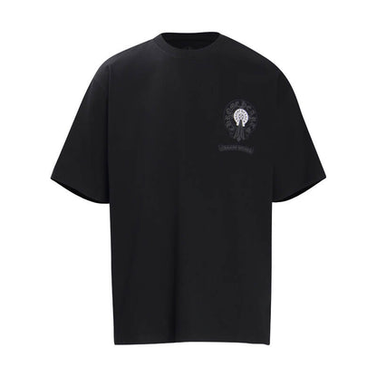 Chrome Hearts Double Exposure Horse Hoof Cross T-Shirt 6006