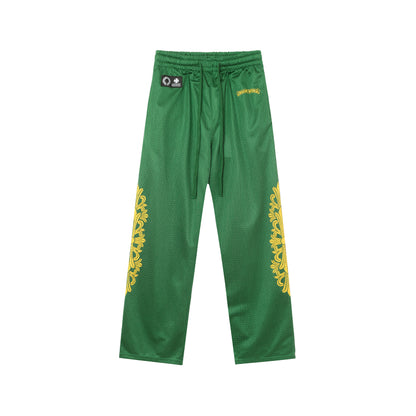 Chrome Hearts Mattyboy graffiti red mesh track pants 9997