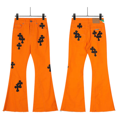 Chrome Hearts Virgil Art Basel Gallery Dept. Cross Patch Jeans