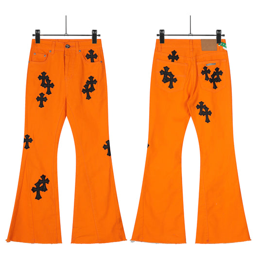 Chrome Hearts Virgil Art Basel Gallery Dept. Cross Patch Jeans