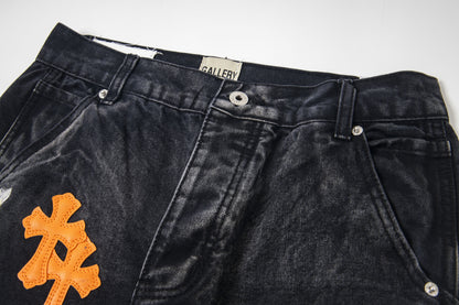 Chrome Hearts Gallery Dept Cross Patch Flare Denim Jeans 8176