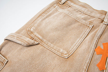 Chrome Hearts Gallery Dept Cross Patch Flare Denim Jeans 8200