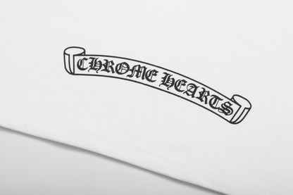 Chrome Hearts Script Dagger Logo Short Sleeve Tee 6025