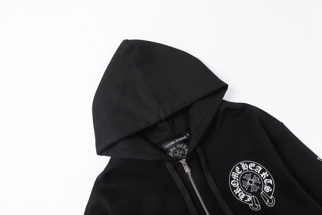 Chrome Hearts New Zip Up Hoodie -8515